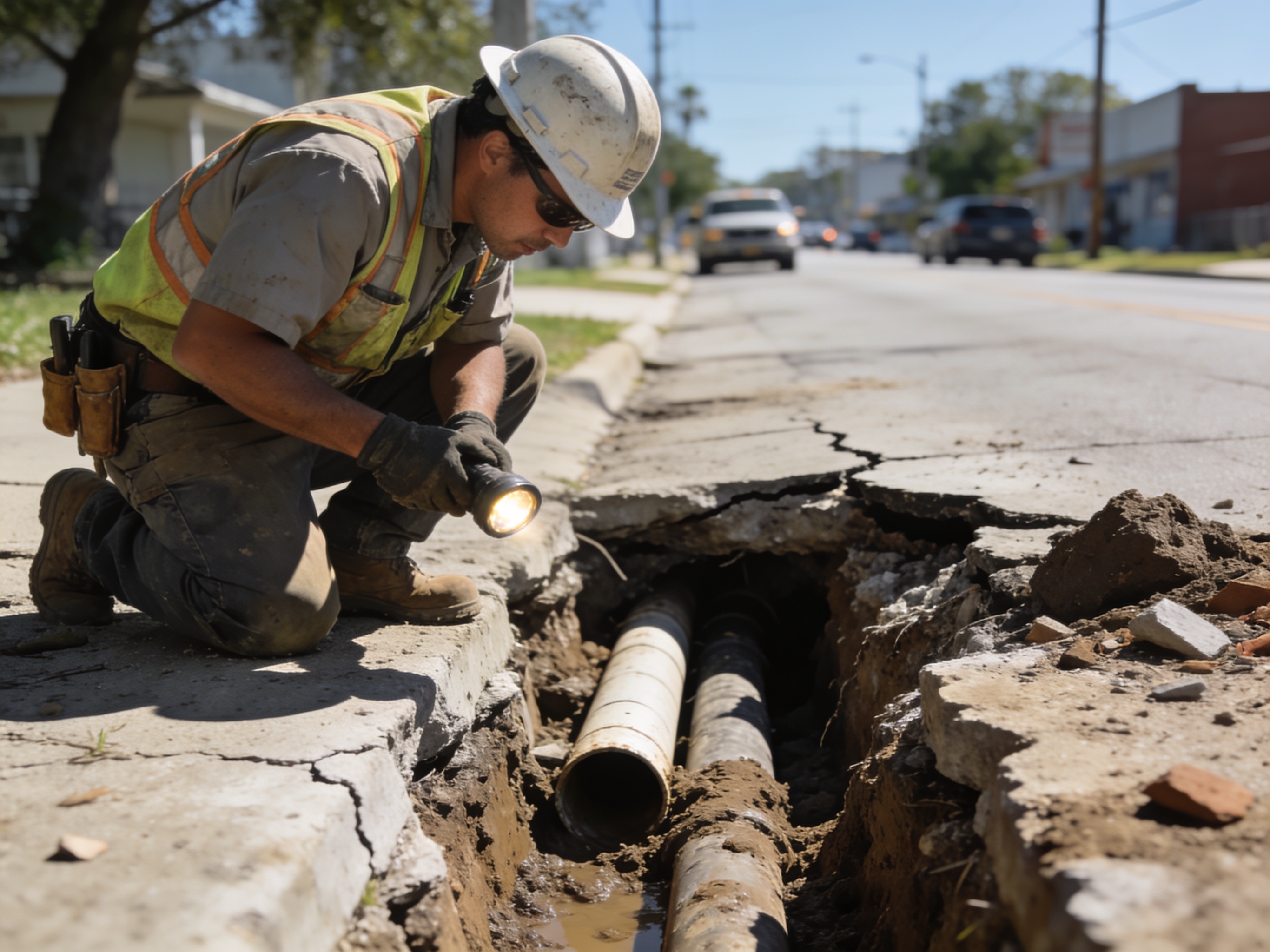 Sewer Line Repair in 32509 Corry Station